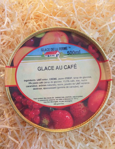 Glace au café de la Ferme Bidard 500ml